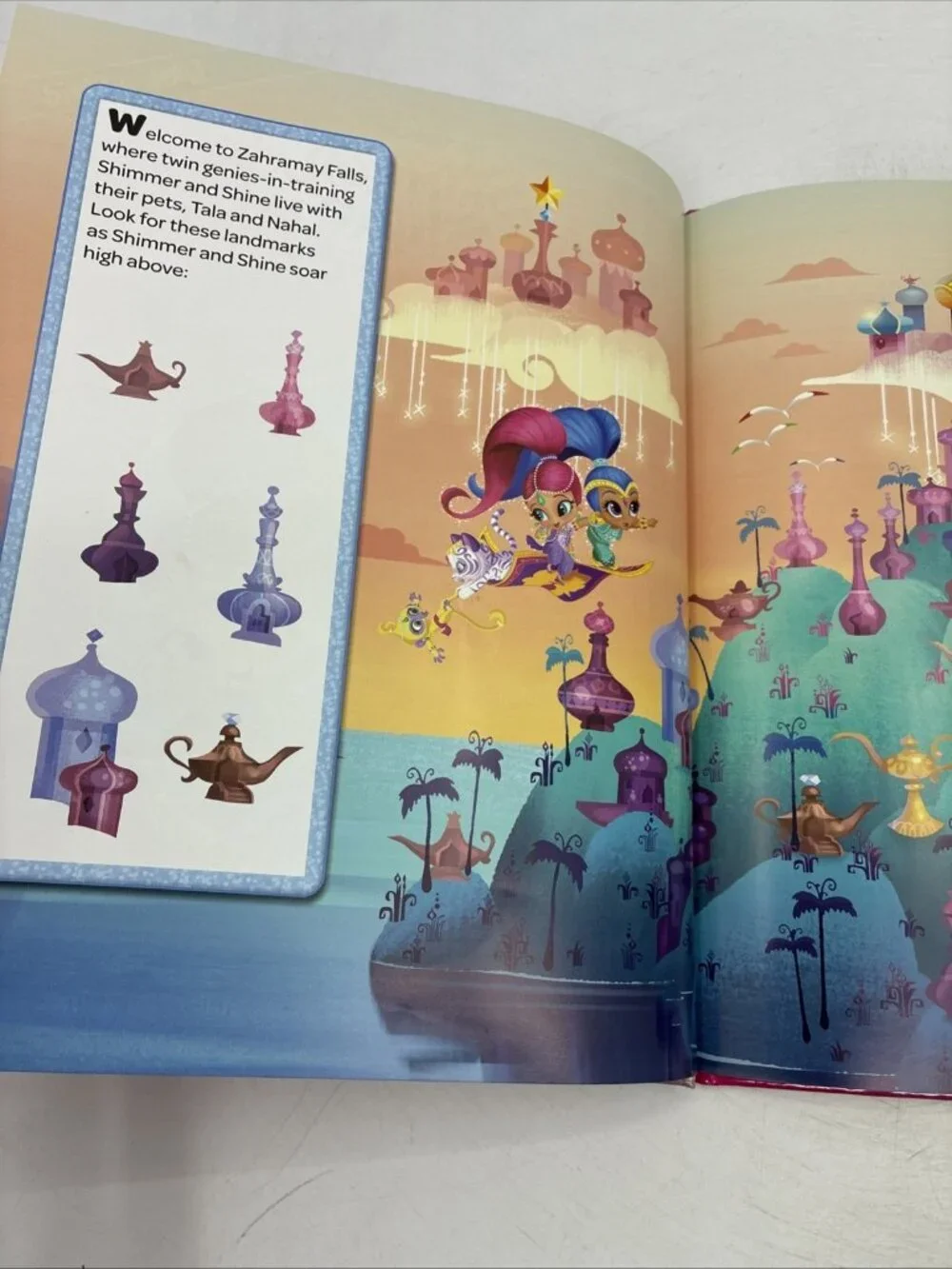 Nickelodeon Shimmer and Shine Look and Find Hardcover Activity Book Kids